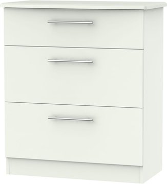 Sherwood deep chest - 3 drawer - porcelain