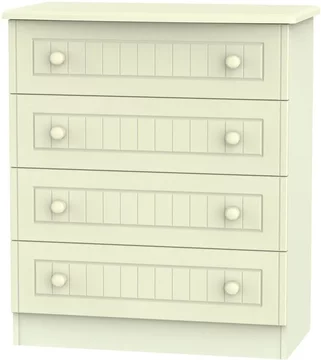 Warwick chest - 4 drawer - cream