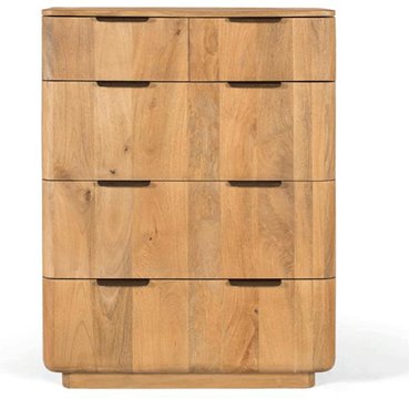 Wrenley chest - 2+3 drawer - natural - mango wood