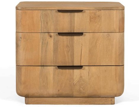 Wrenley chest - 3 drawer - natural - mango wood