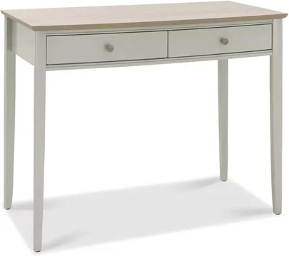 Whitby scandi oak & soft grey dressing table