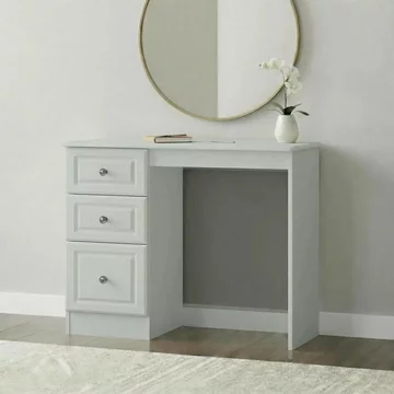 Pembroke dressing table - single - 3 drawer - cashmere