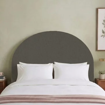 Hibiscus headboard - cologne granite - fabric - sizes available
