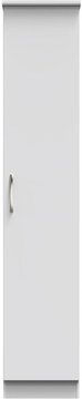 Eve wardrobe - 2 door - 2 drawer - double - grey