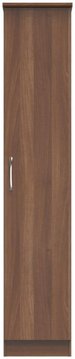 Eve wardrobe - 1 door - single - tall - walnut