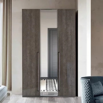Maia italian wardrobe - silver birch