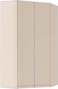 Alabama wardrobe - 117cm - 2 door corner - champagne