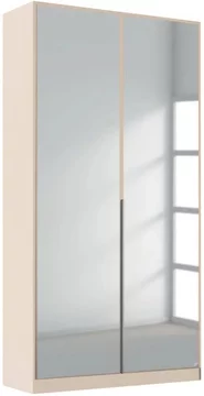 Alabama wardrobe - 91cm - 2 door - mirrored - champagne