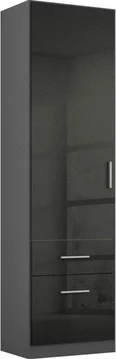 Celle wardrobe - 47cm - 1 door - black - lh