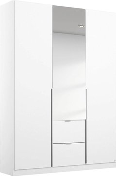 Memphis wardrobe - 136cm - 3 door - combi - alpine white