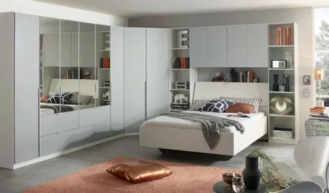 Memphis corner wardrobe - variation available
