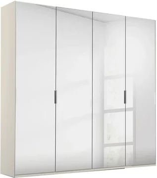 Miramar type-5 wardrobe - 201cm - 4 door - mirrored - champagne