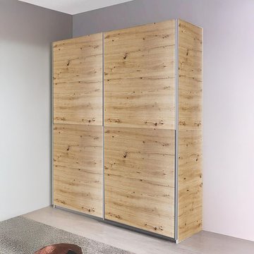 Subito sliding wardrobe - 136cm - 2 door - artisan oak