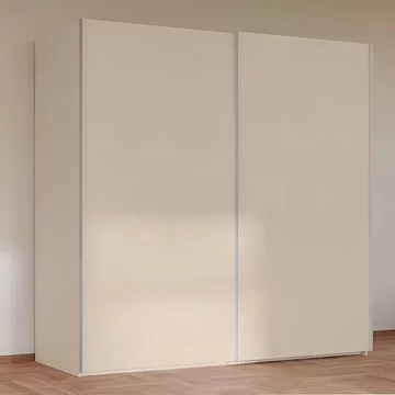 Taro sliding wardrobe - 201cm - 2 door - champagne