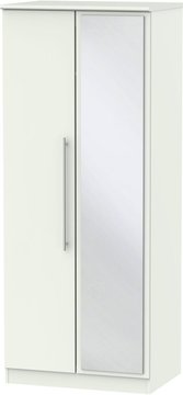 Sherwood wardrobe - 2 door - 1 mirror - porcelain