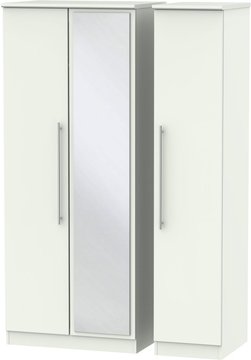 Sherwood triple wardrobe - 3 door - 1 mirror - porcelain