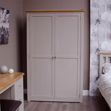 Diamond painted wardrobe - 2 door