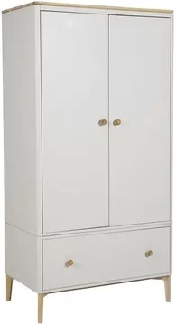Marlow wardrobe - 2 door - 1 drawer - cashmere oak