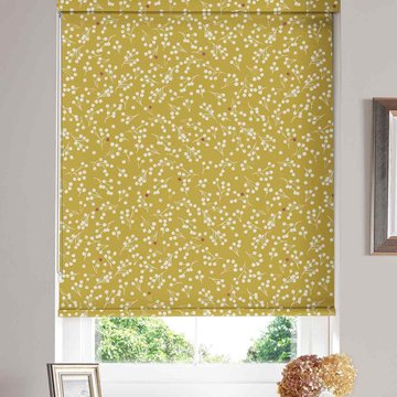 Belle roller blind - ochre