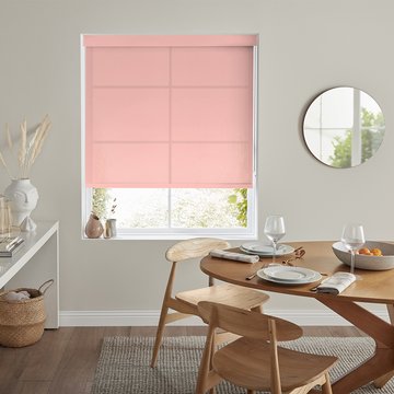 Boho roller blind - pink