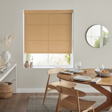 Boho roller blind - tan