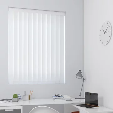 Brooklyn vertical blind - white