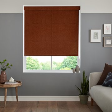 Ceres roller blind - terracotta
