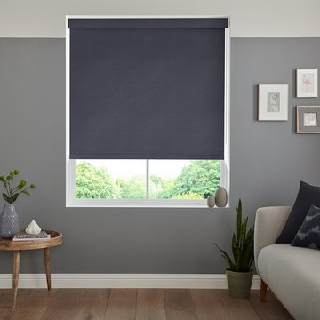 Fleming roller blind - ink