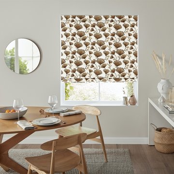 Gomes roman blind - terracotta