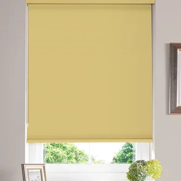 Gravity roller blind - lemon