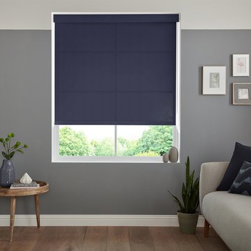 Hermoso roller blind - navy