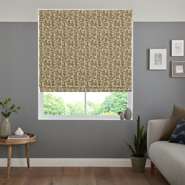 Leon roman blind - ochre