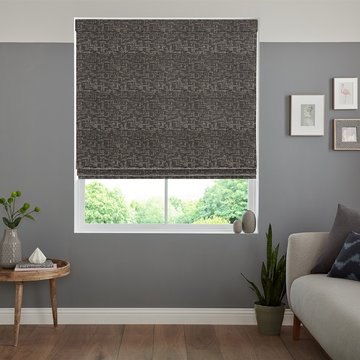 Leon roman blind - smoke
