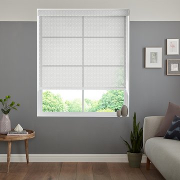 Perry roller blind - smoke