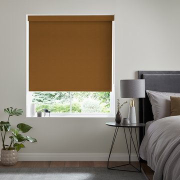 Renard roller blind - terracotta