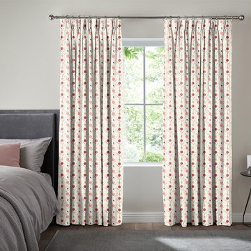 Bowen curtain - cherry