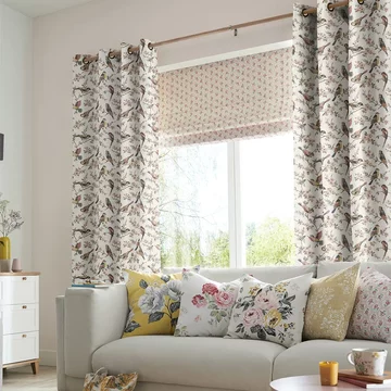 Cath kidston curtain - british birds pastels