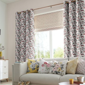 Cath kidston curtain - cherry sprig red