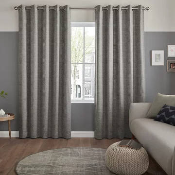 Olise curtain - graphite