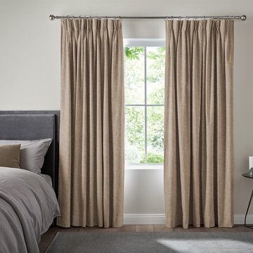 Ruben curtain - biscuit