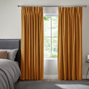 Ruben curtain - rust