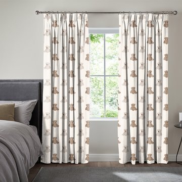 Teddies curtain - cream