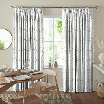 Twinkle stars curtain - silver