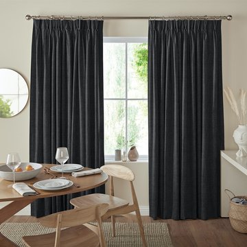 Virgil curtain - charcoal
