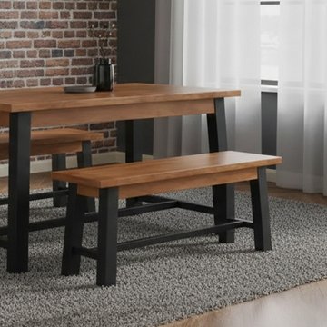 Rayne acacia dining bench