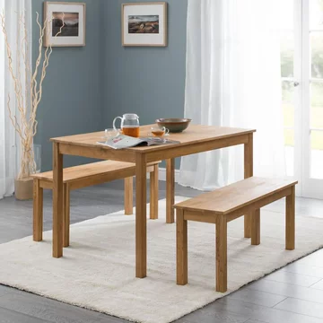 Coxmoor dining bench - oak