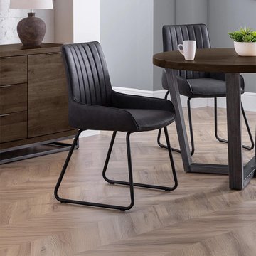Soho dining chair - set of 2 - black