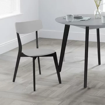 Casa dining chair - set of 2 - grey