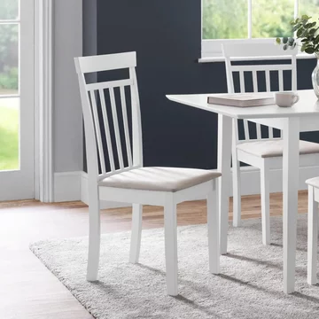 Coast dining chair - set of 2 - white