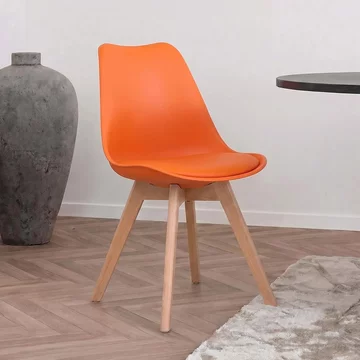 Urban dining chair - set of 4 - orange